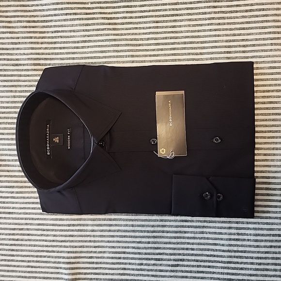 BCBGMaxAzria Other - BCBG Max Azria Men's Black Dress Shirt 15.5/34-35